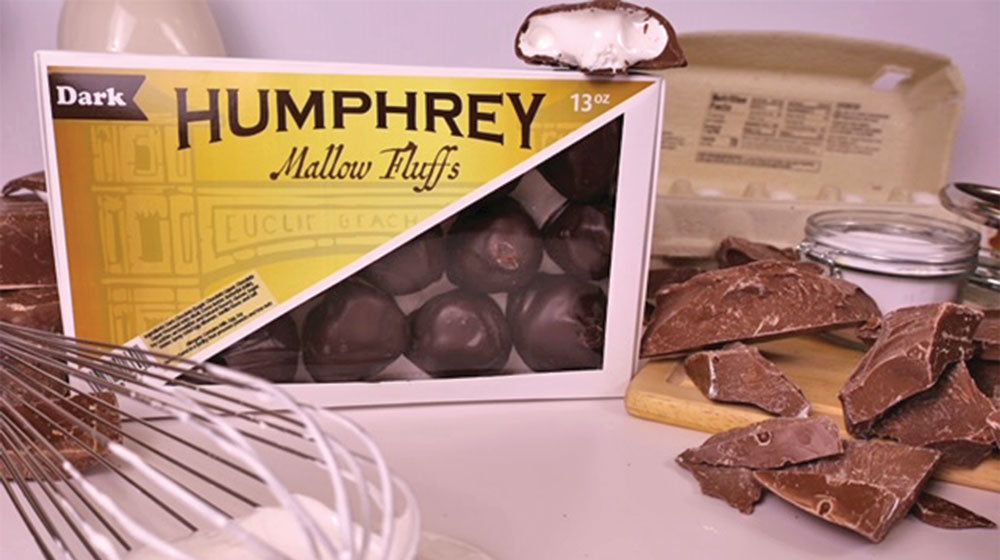 Humphrey Mallow Fluffs 13oz Box Dark Chocolate