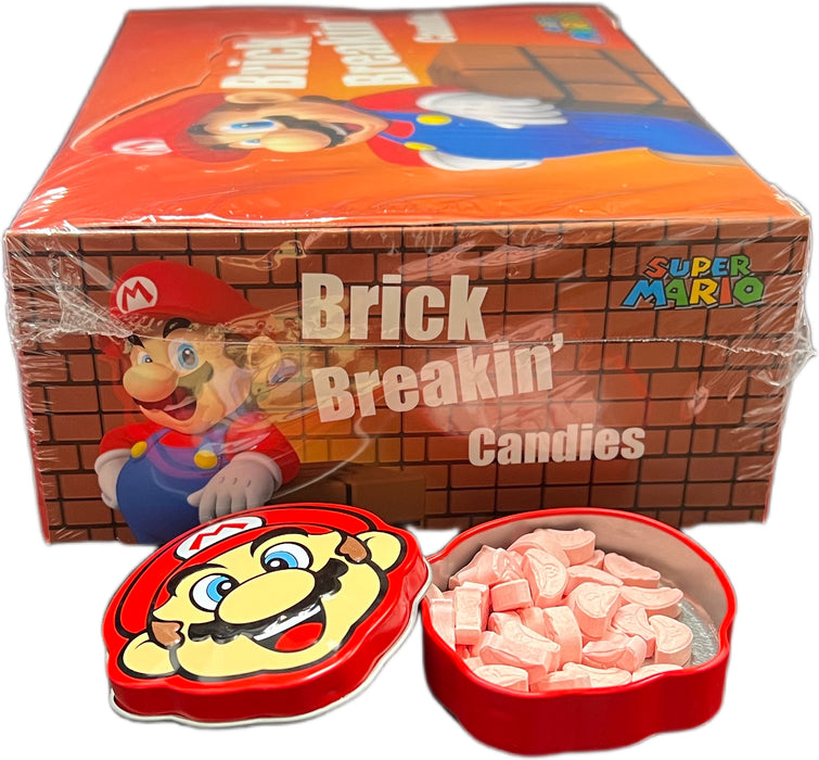 Nintendo Mario Brick Breakin' Candy Tin 0.6oz