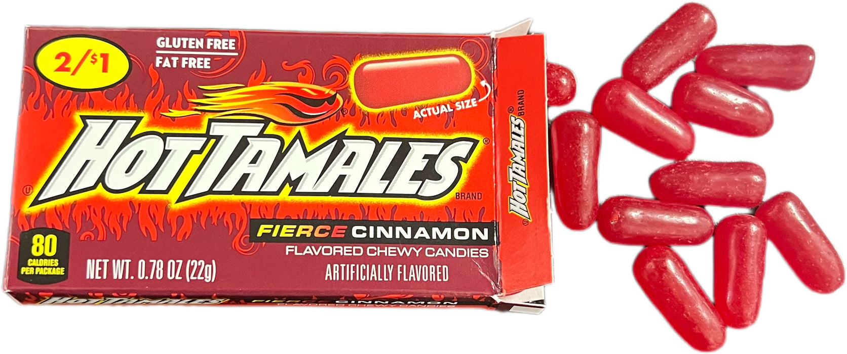 Hot Tamales .78oz Box or 24 Count Pack