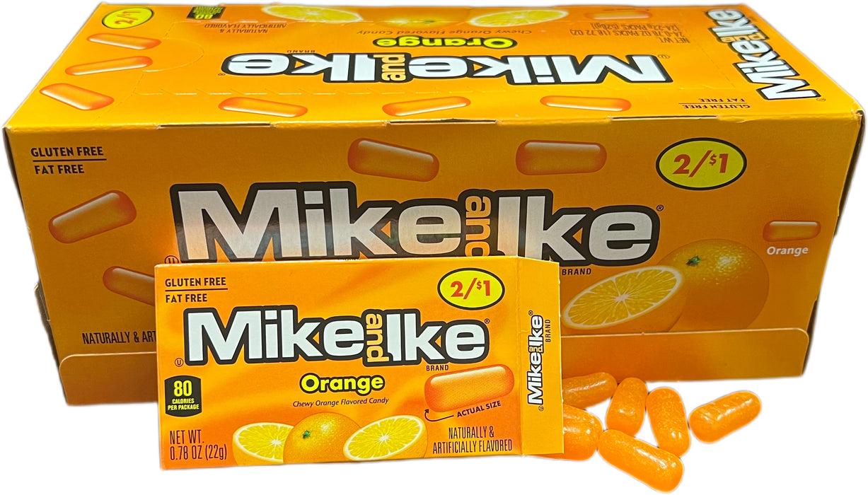 Mike And Ike .78oz Box Orange