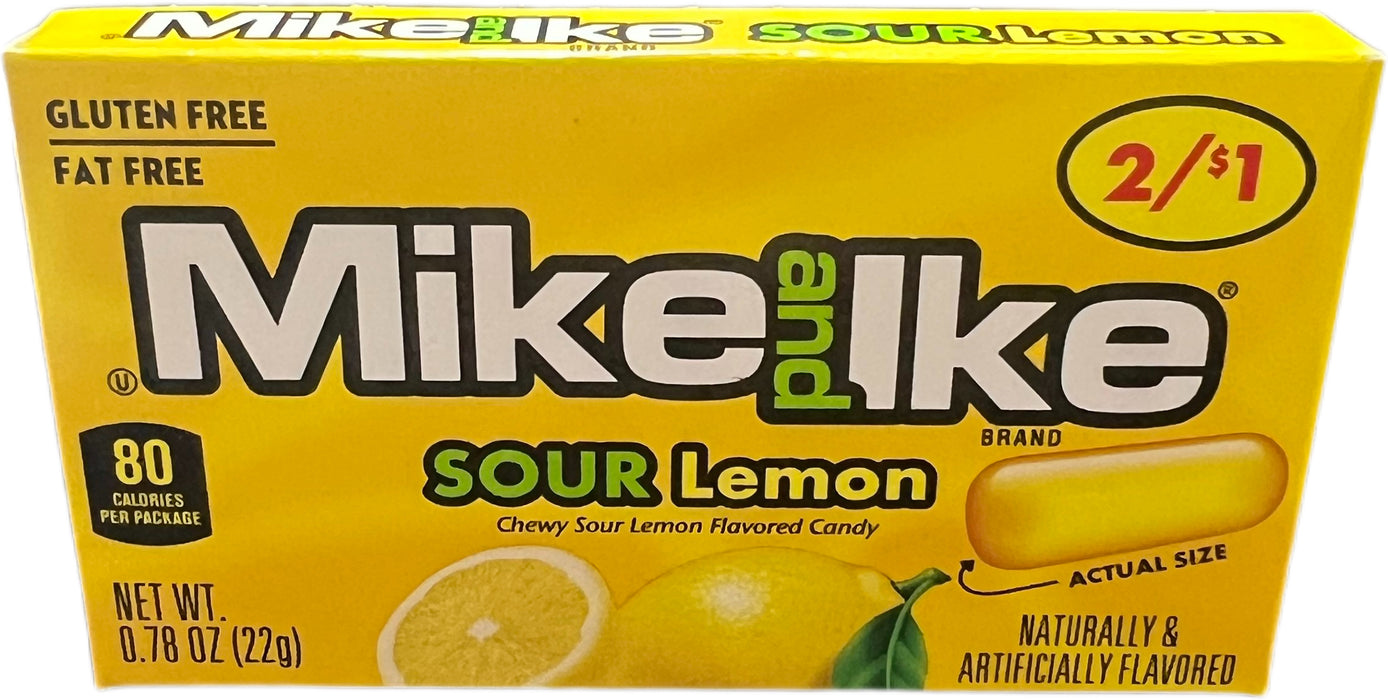 Mike And Ike .78oz Box Lemon