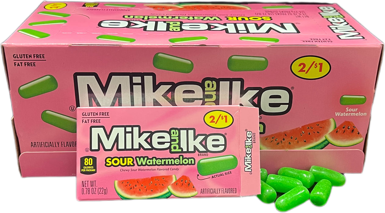Mike And Ike .78oz Box Sour Watermelon
