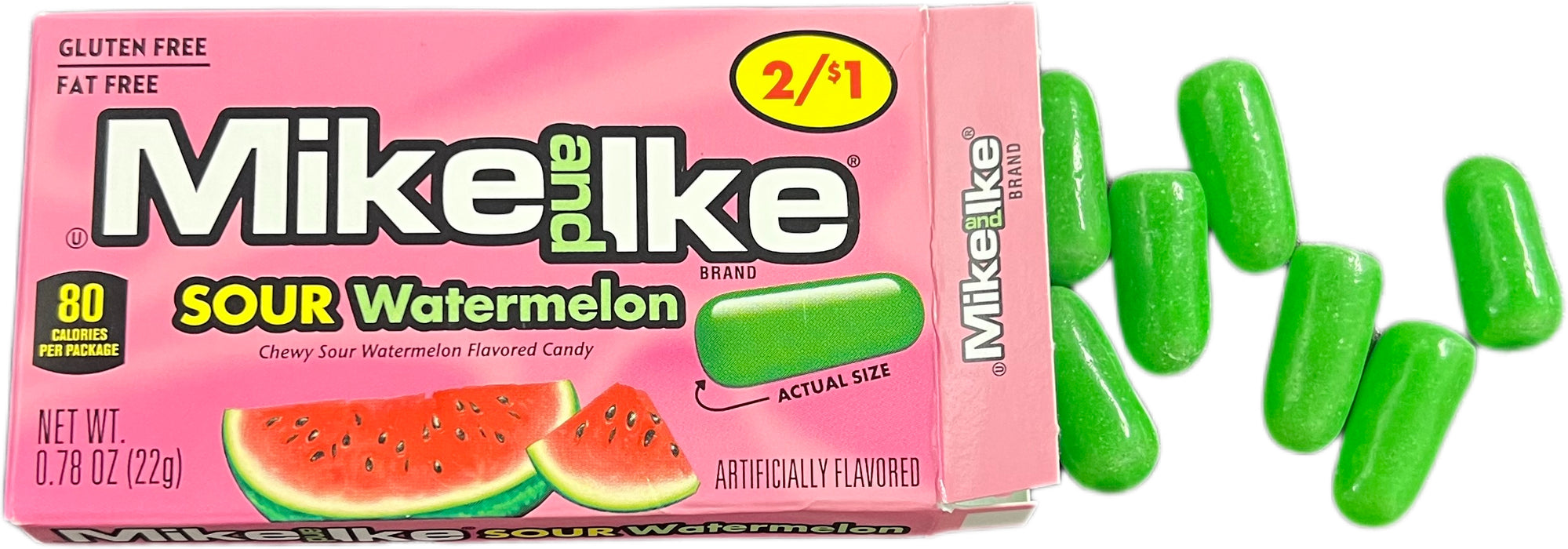 Mike And Ike .78oz Box Sour Watermelon