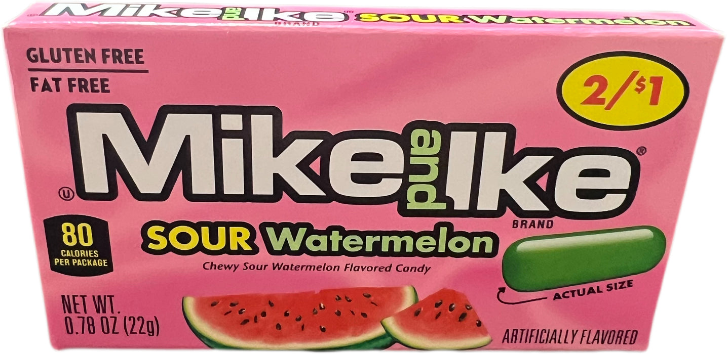 Mike And Ike .78oz Box Sour Watermelon