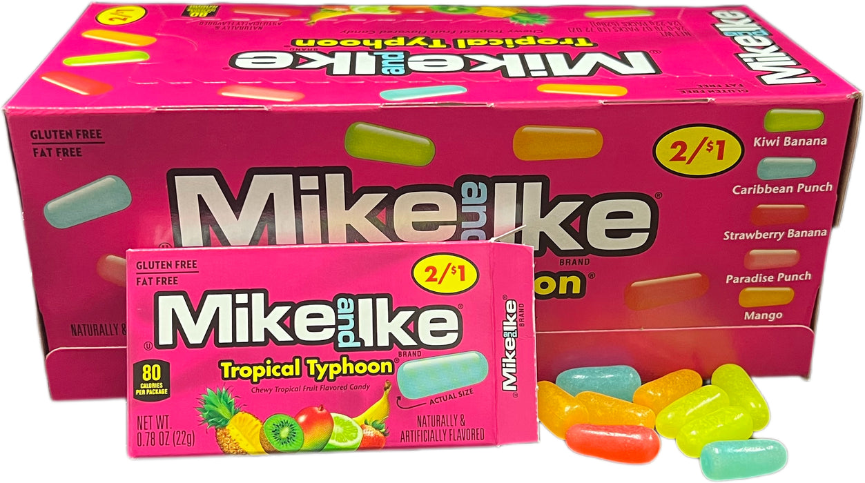 Mike And Ike .78oz Box Tropical Typhoon