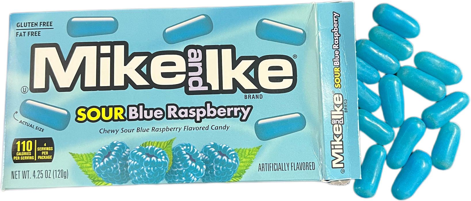 Mike & Ike 4.25oz Box Sour Blue Raspberry