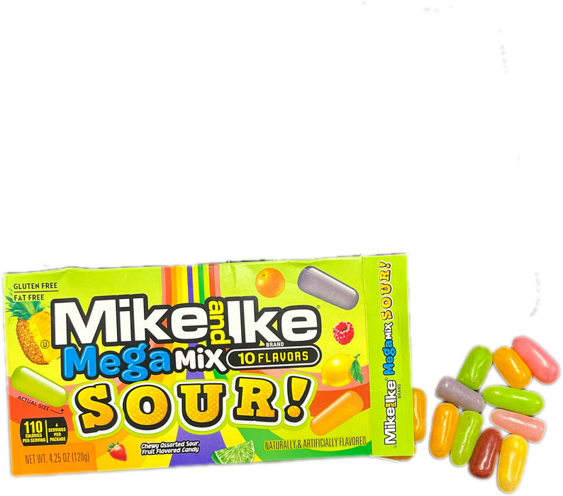 Mike & Ike 4.25oz Box Mega Mix Sour