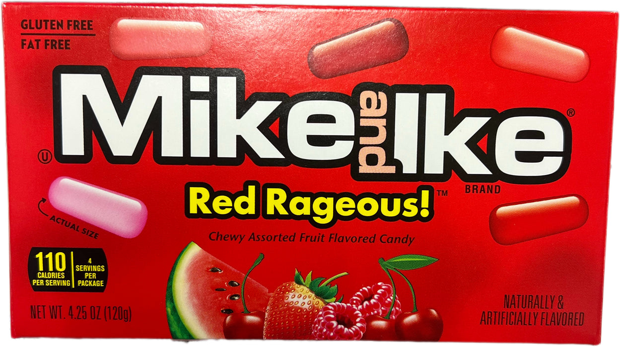 Mike & Ike 4.25oz Box Red Ragerous!