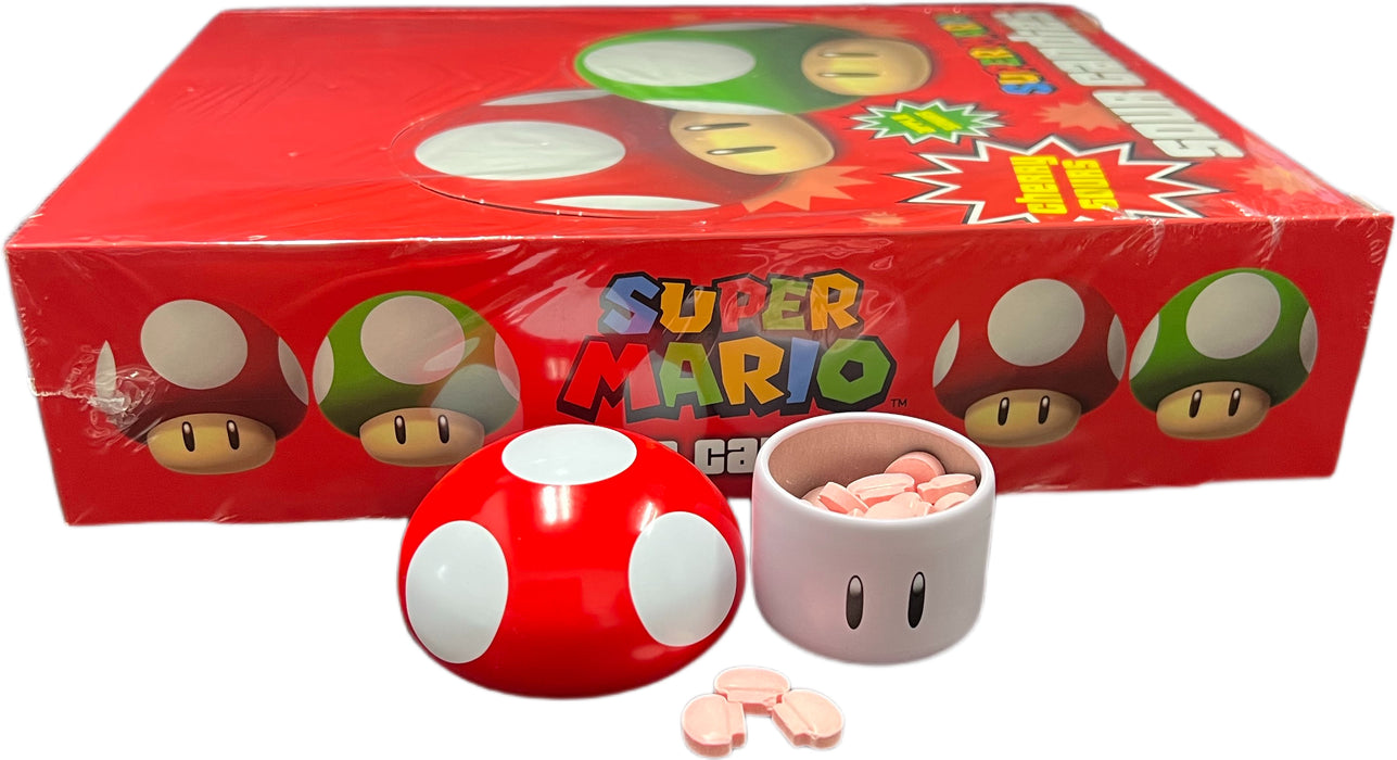 Nintendo Mushroom Sour Candies Tin 0.9oz