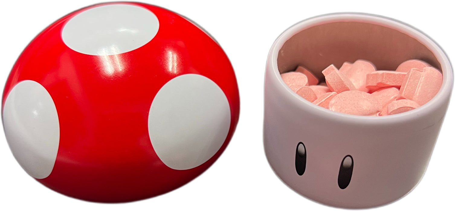 Nintendo Mushroom Sour Candies Tin 0.9oz