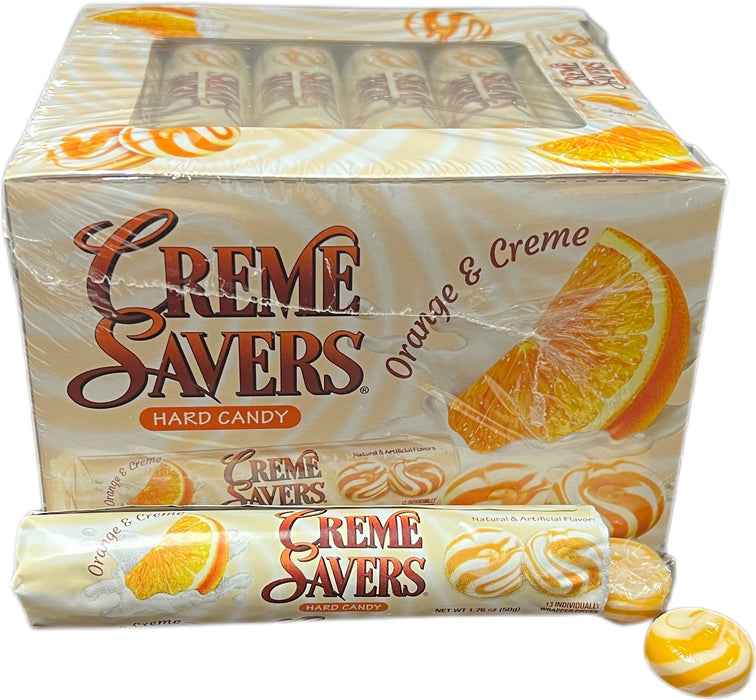 Creme Savers Orange and Creme 13ct Roll