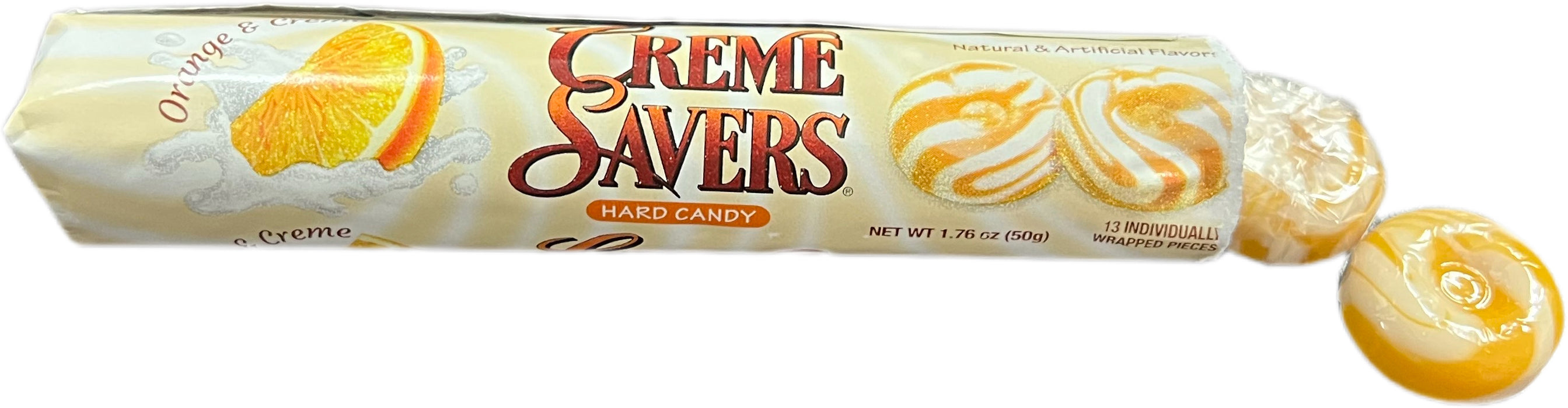 Creme Savers Orange and Creme 13ct Roll