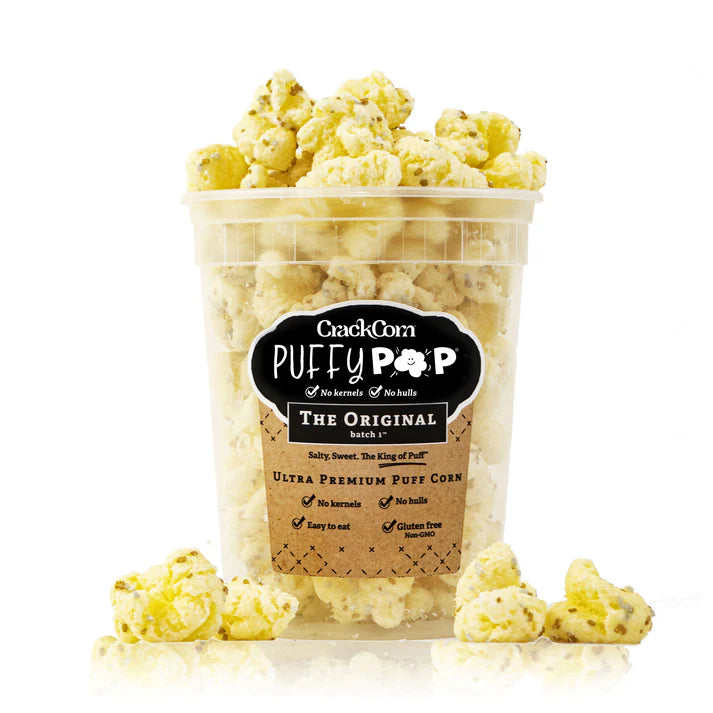 Crack Corn Puffy Pop 4oz Tub The Original — b.a. Sweetie Candy Store