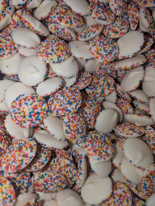Nonpareils Bulk Bag White Chocolate with Assorted Seeds