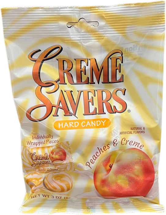 Creme Savers Peaches and Creme 3oz Bag