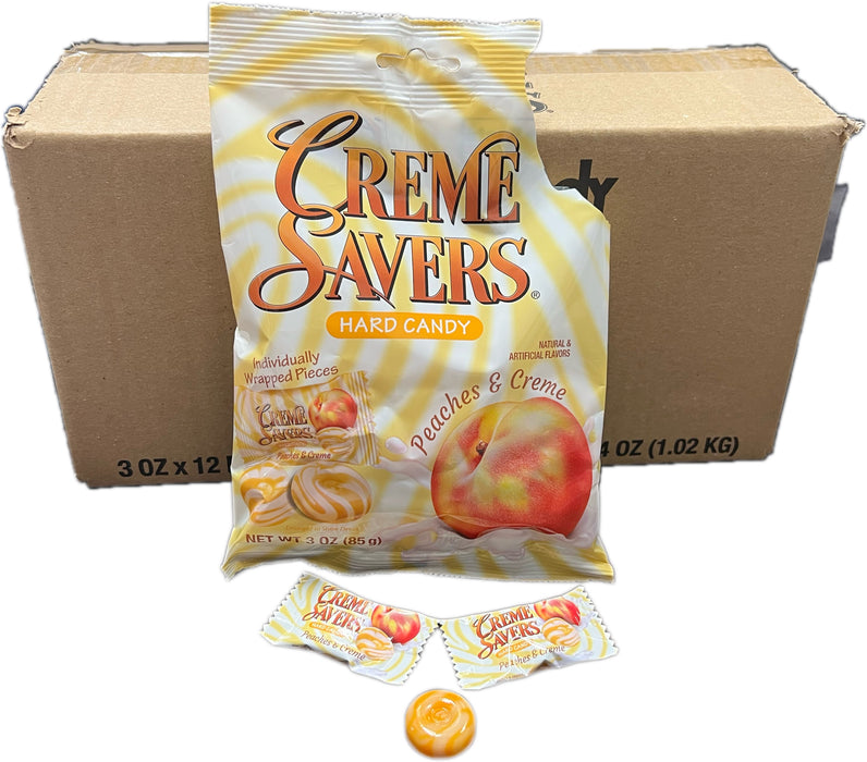 Creme Savers Peaches and Creme 3oz Bag