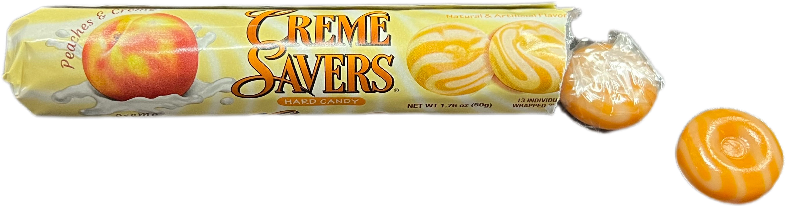 Creme Savers Peaches and Creme 13ct Roll