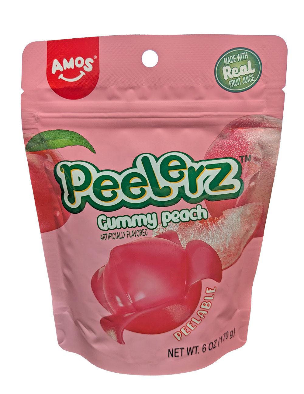 Peelerz 6oz bag Gummy Peach — b.a. Sweetie Candy Store