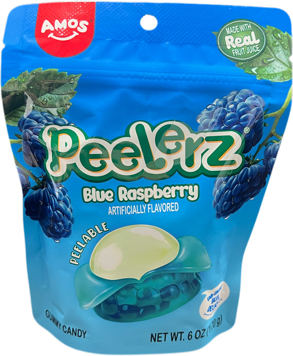 Peelerz 6oz bag Gummy Blue Raspberry