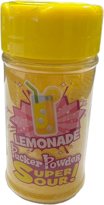 Pucker Powder 2.1oz Jar Topping Super Sour Lemonade