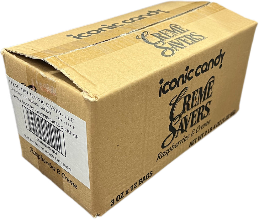 Creme Savers Raspberry and Creme 3oz Bag