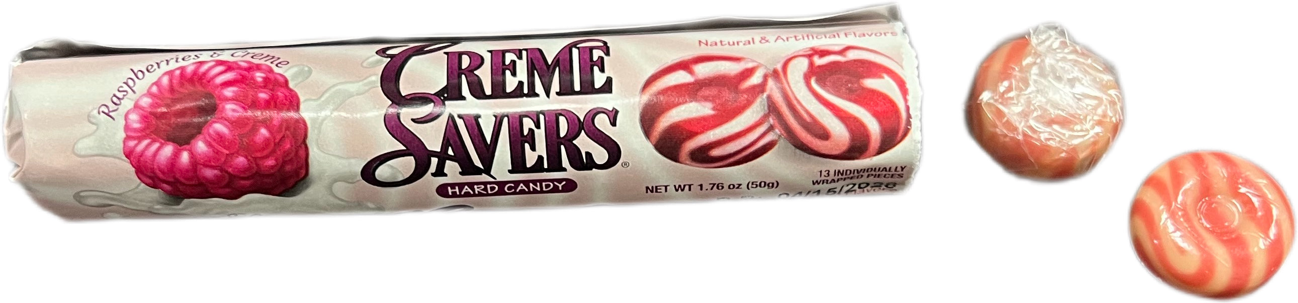 Creme Savers Raspberries and Creme 13ct Roll