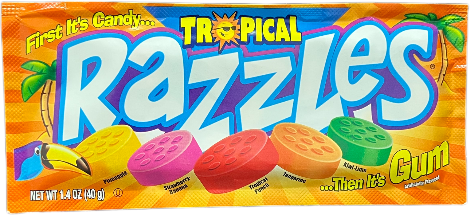 Razzles 1.4oz Bag Tropical