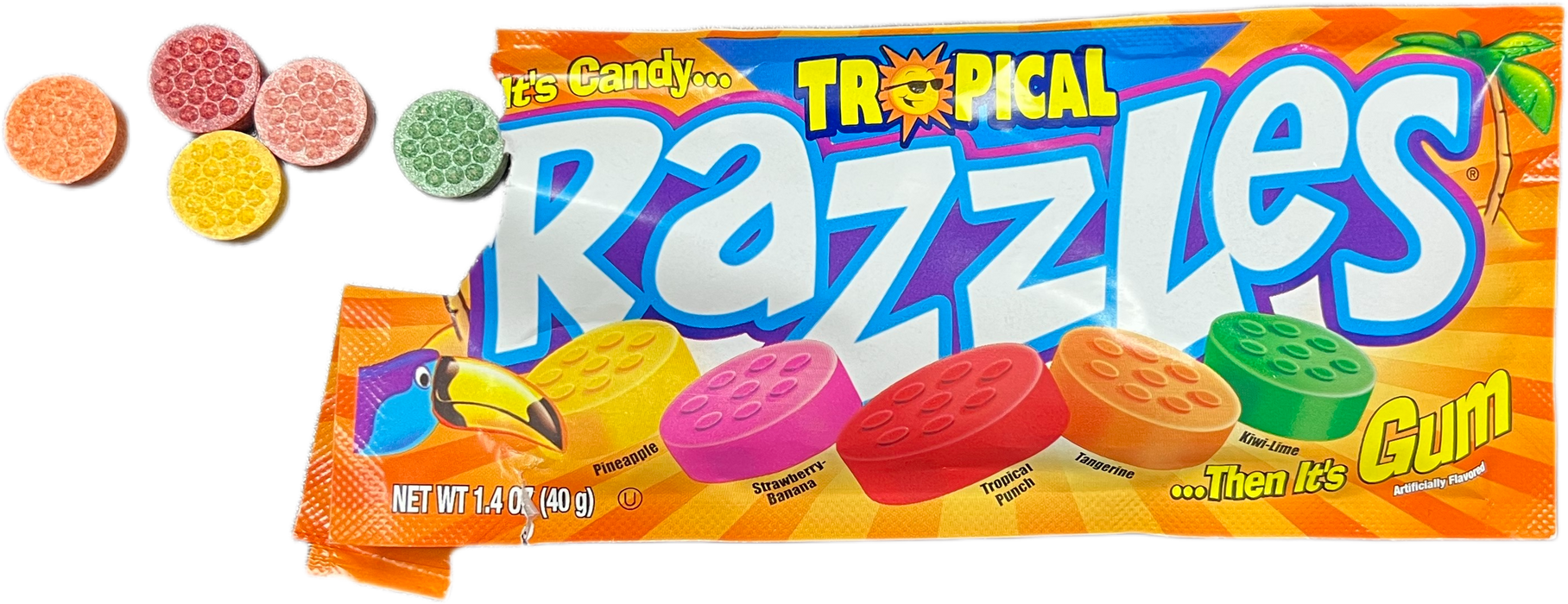 Razzles 1.4oz Bag Tropical