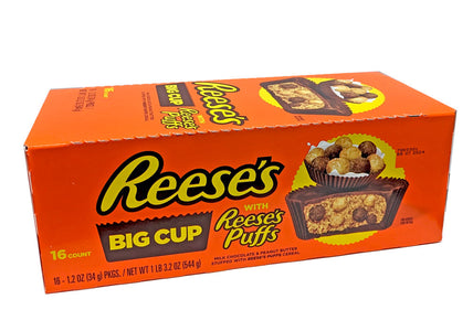 Reese's Big Cup with Reese's Puffs Peanut Butter Cup 1.2oz Cup — b.a ...