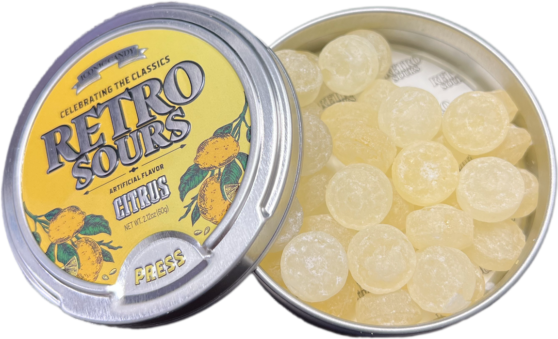 Retro Sours 2.12oz Tin Citrus