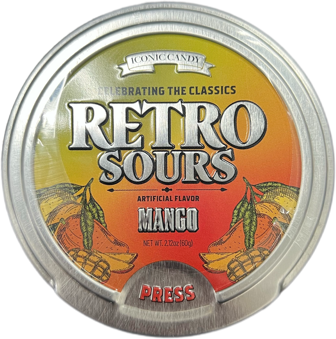 Retro Sours 2.12oz Tin Mango