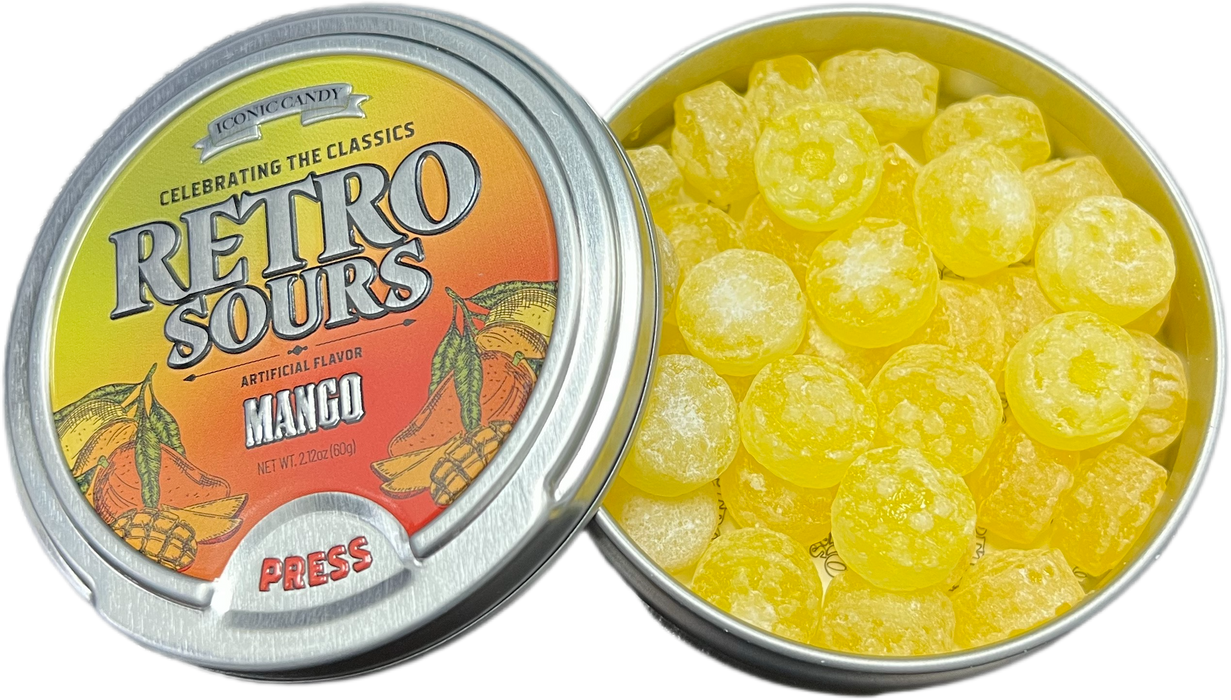 Retro Sours 2.12oz Tin Mango