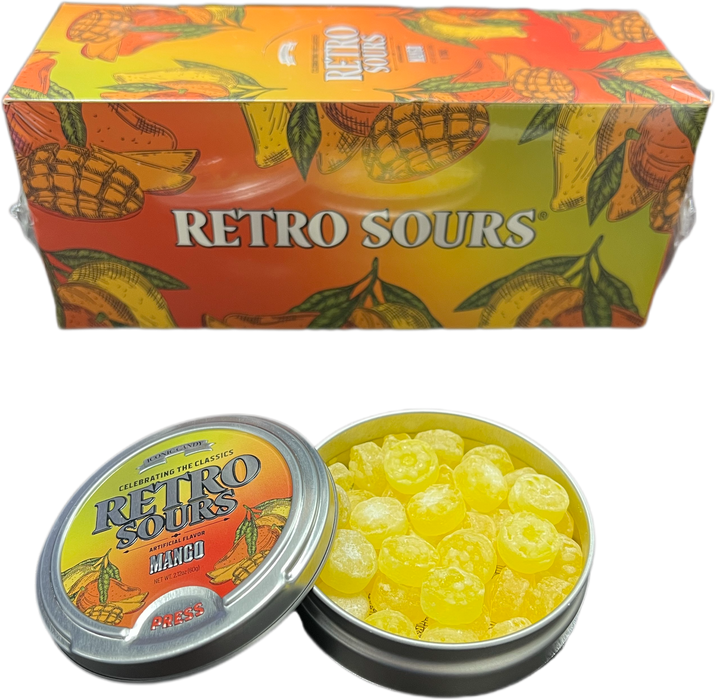 Retro Sours 2.12oz Tin Mango