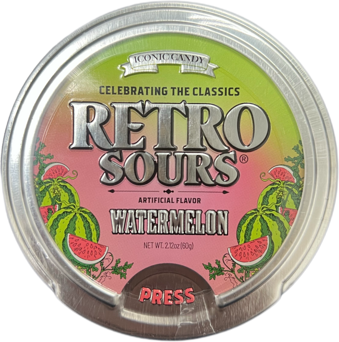 Retro Sours 2.12oz Tin Watermelon