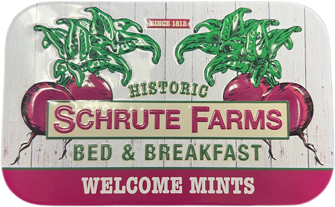 The Office Shrute Farms Hospitality Mints Tin 1.5oz