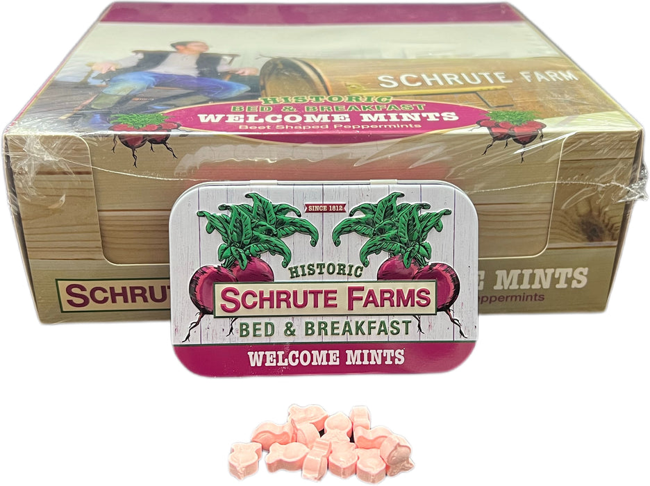 The Office Shrute Farms Hospitality Mints Tin 1.5oz