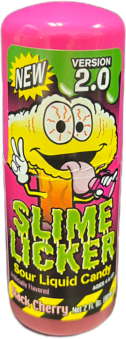 Slime Licker 2.0 2oz Bottle Green Apple and Black Cherry