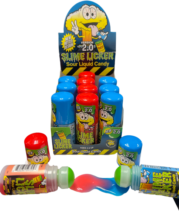 Slime Licker 2.0 2oz Bottle Strawberry or Blue Razz