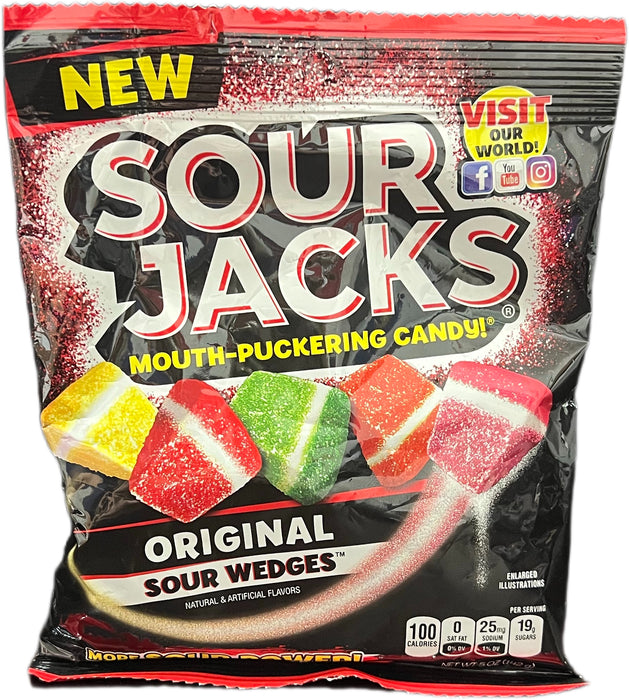 Sour Jacks Original Wedges 5oz Bag