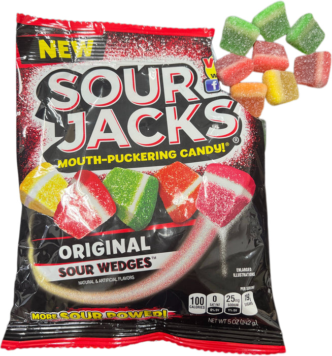Sour Jacks Original Wedges 5oz Bag