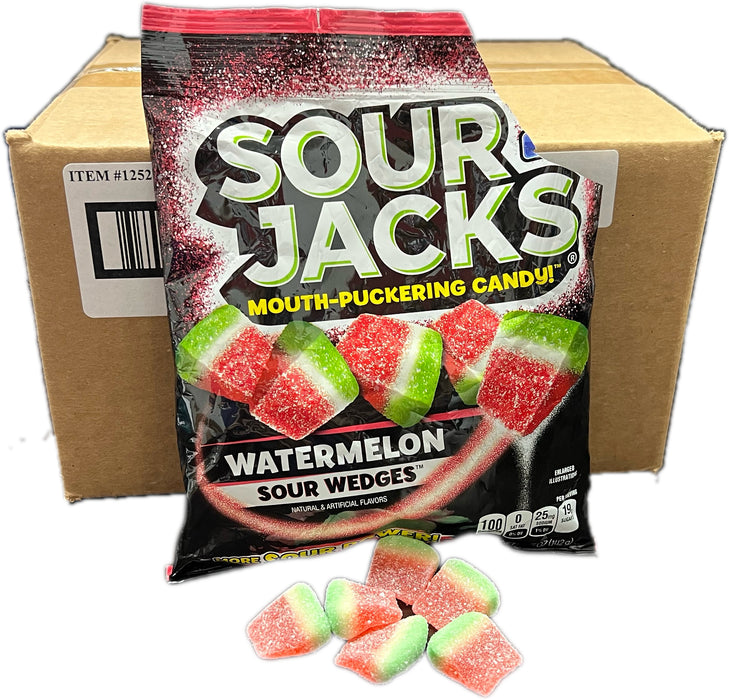 Sour Jacks Wedges Watermelon 5oz Bag