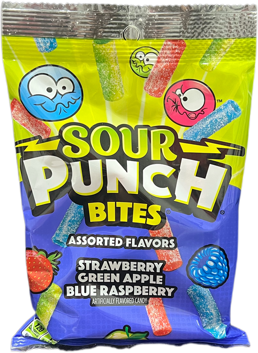 Sour Punch 5oz Bag Bites Assorted