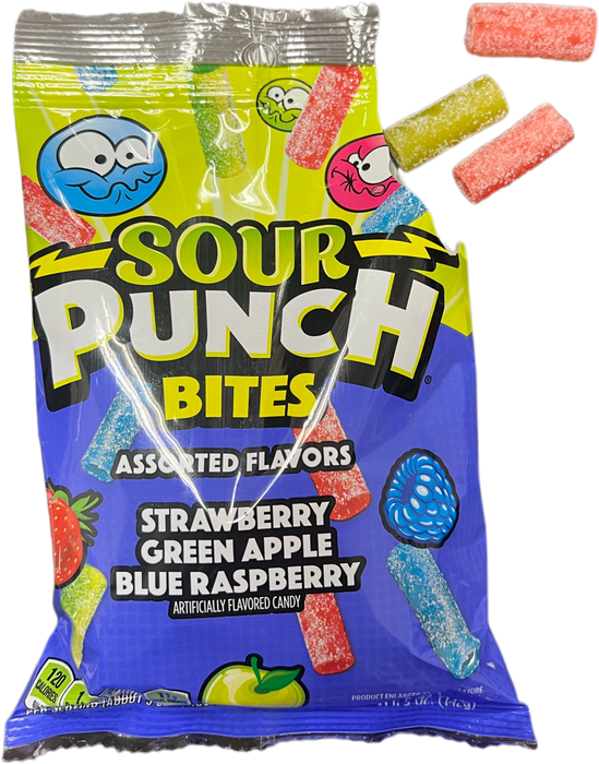 Sour Punch 5oz Bag Bites Assorted