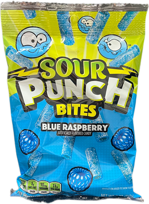 Sour Punch 5oz Bag Bites Blue Raspberry