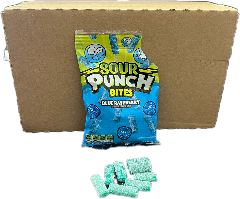 Sour Punch 5oz Bag Bites Blue Raspberry