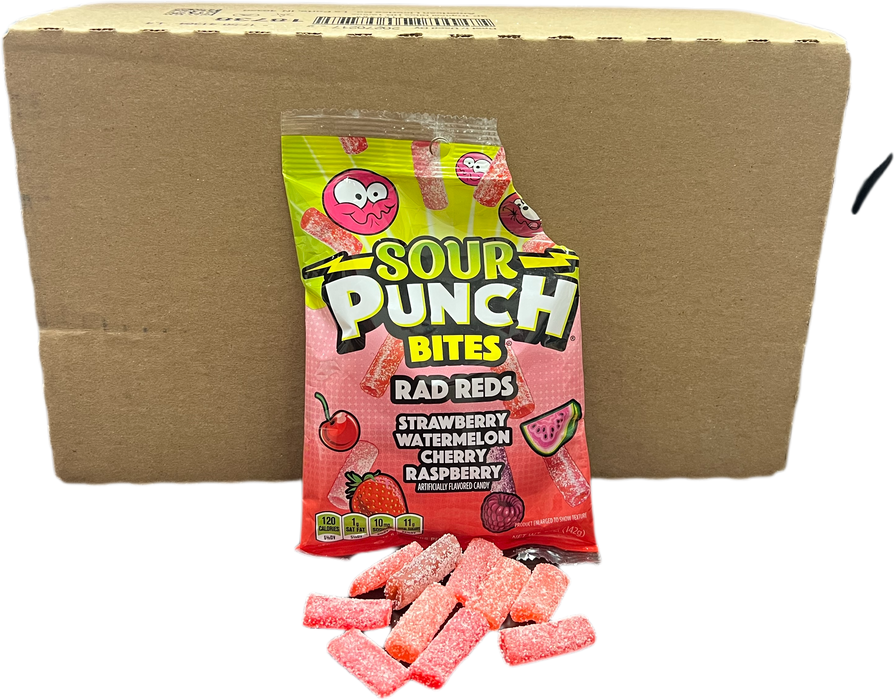 Sour Punch 5oz Bag Bites Rad Reds
