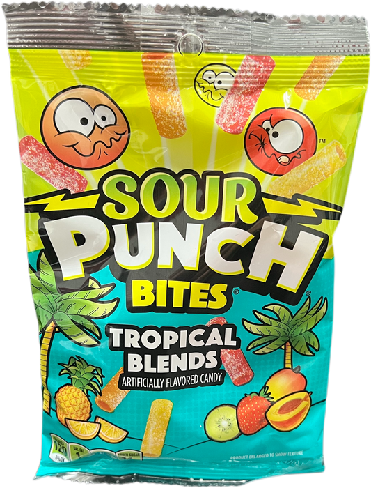 Sour Punch 5oz Bag Bites Tropical