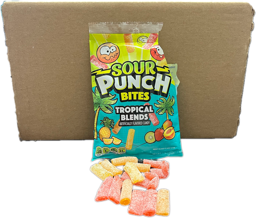 Sour Punch 5oz Bag Bites Tropical