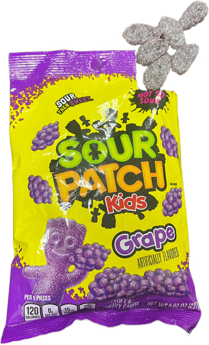 Sour Patch Kids 8oz Bag Grape