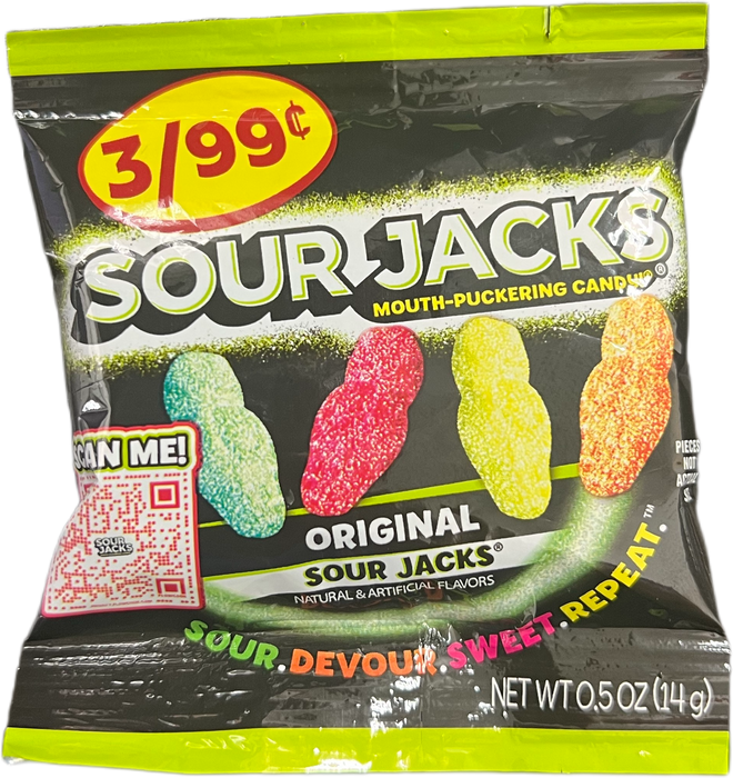 Sour Jacks Original.5oz Bag